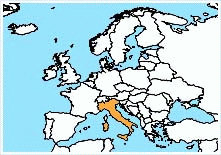 mapa - Italská republika